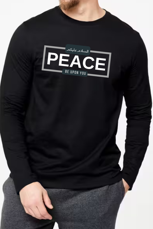 Peace - Long sleeve  - Premium 100% Cotton / Jersey