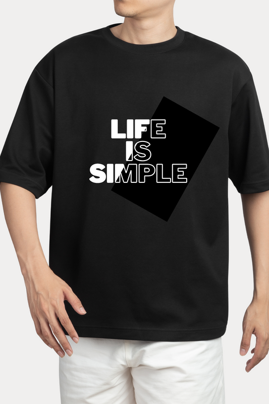 Life Is Simple - Motivational T-Shirt - Premium 100% Cotton / Jersey