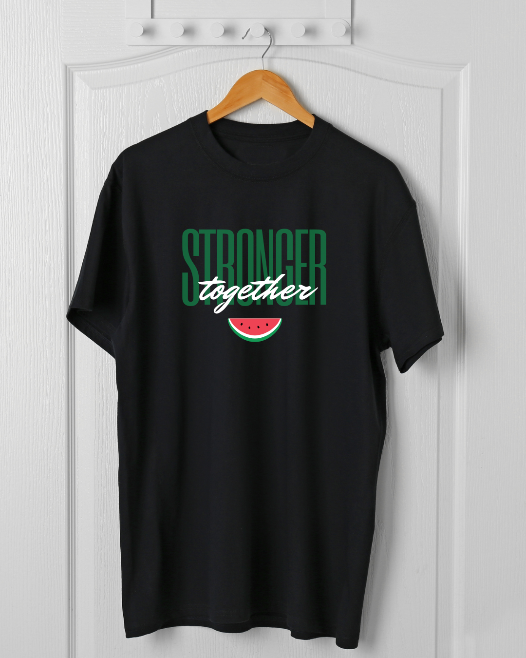 Stronger Together Palestine - Motivational T-Shirt - Premium 100% Cotton / Jersey